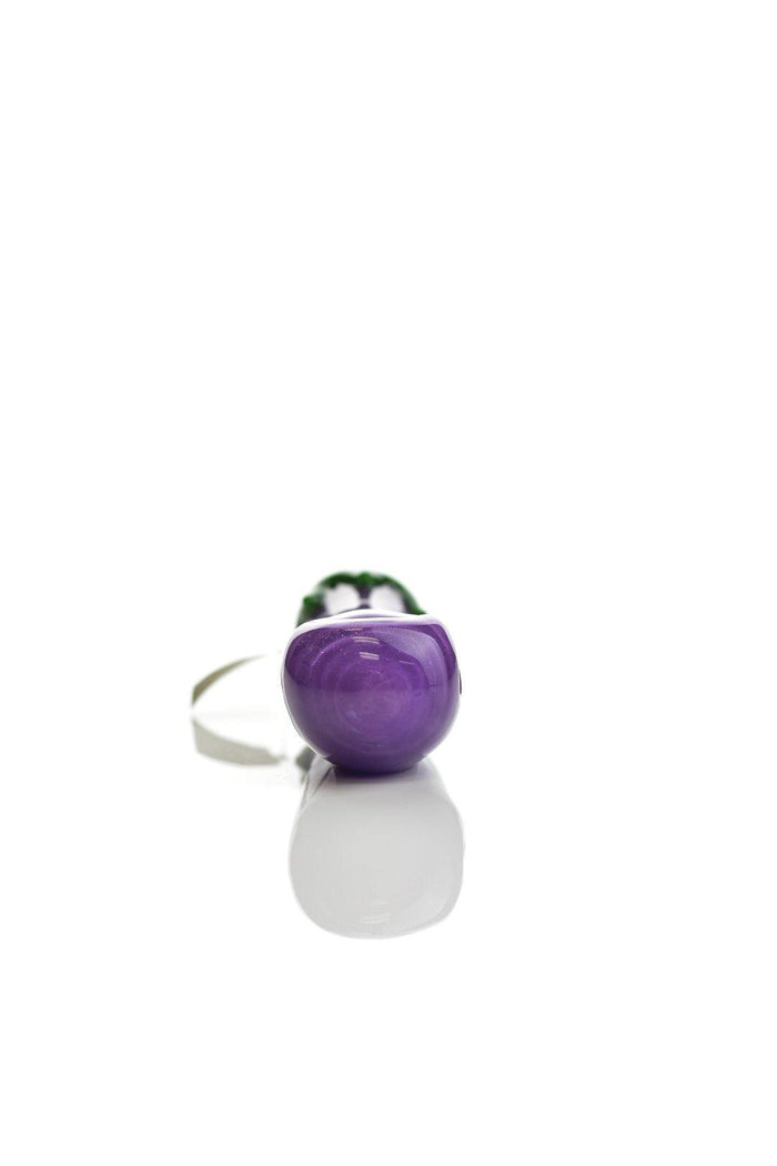 Empire Glassworks Dry Pipe Eggplant - Smoke Spot Smoke Shop