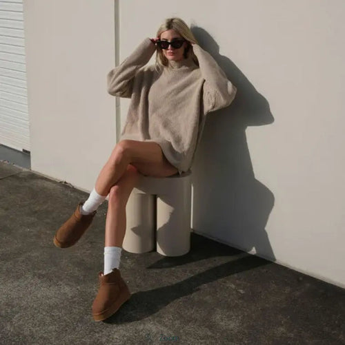 EMU Foy Flatform Micro Boot Acorn Home + Apparel