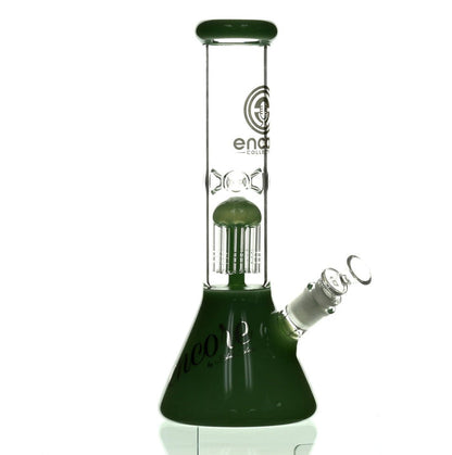 ENCORE 12" BEAKER W/TREE PERC MILKY GREEN - Smoke Spot Smoke Shop