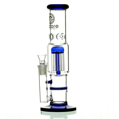 ENCORE 12" STRAIGHT TUBE W/TREE AND HONEYCOMB STACK PERC BLUE - Smoke Spot Smoke Shop
