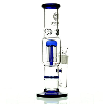 ENCORE 12" STRAIGHT TUBE W/TREE AND HONEYCOMB STACK PERC BLUE - Smoke Spot Smoke Shop