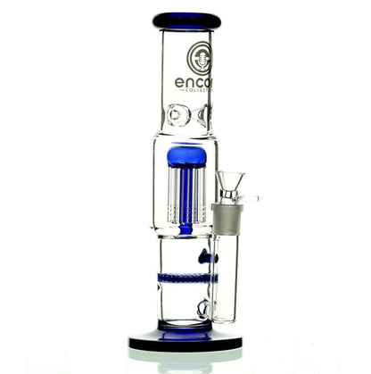 ENCORE 12" STRAIGHT TUBE W/TREE AND HONEYCOMB STACK PERC BLUE - Smoke Spot Smoke Shop