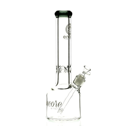 ENCORE 14" BELL BOTTOM BEAKER BLACK - Smoke Spot Smoke Shop
