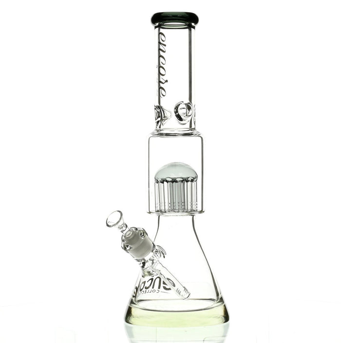 ENCORE 16" BEAKER W/TREE PERC BLACK - Smoke Spot Smoke Shop