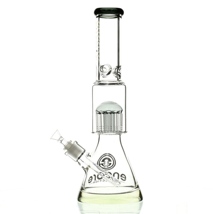 ENCORE 16" BEAKER W/TREE PERC BLACK - Smoke Spot Smoke Shop