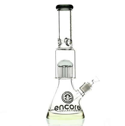 ENCORE 16" BEAKER W/TREE PERC BLACK - Smoke Spot Smoke Shop