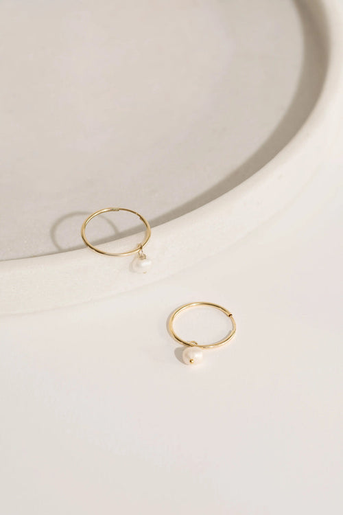 Endless Pearl Hoops Acorn Home + Apparel