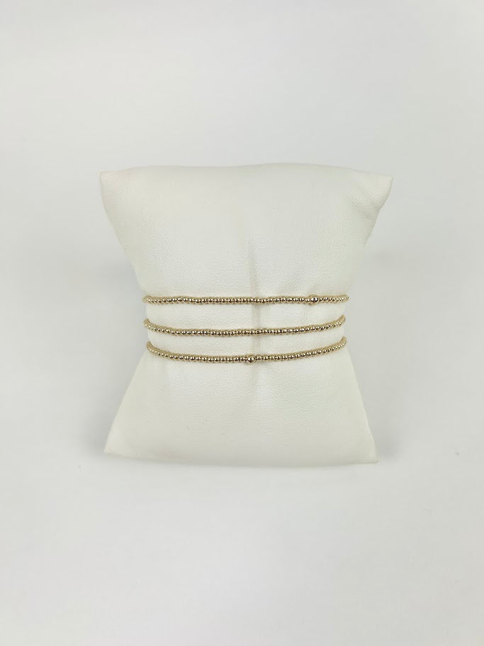 Enewton Classic Gold Bracelet 2mm Bracelet Stack Bracelets in at Wrapsody