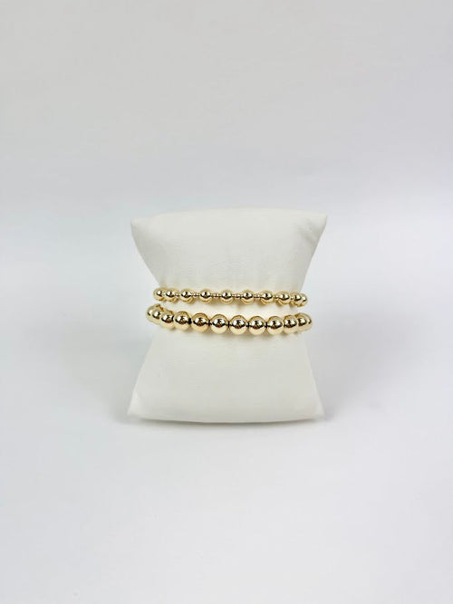 Enewton Classic Gold Grateful 6mm/8mm Bracelet Set Bracelets in at Wrapsody