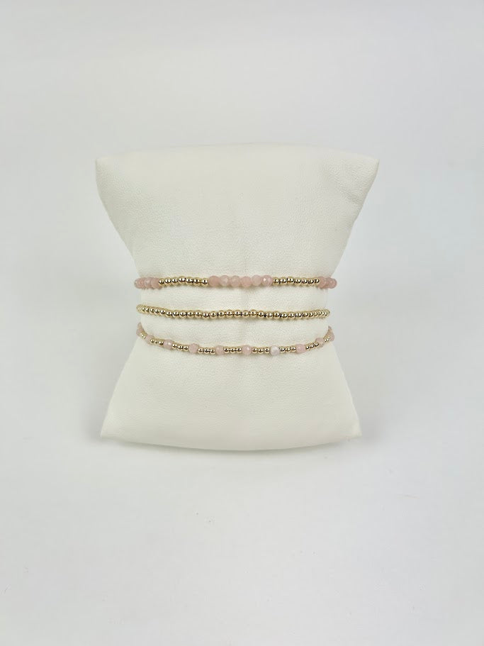 Enewton Gemstone Gold Pink Opal Bracelet Stack Bracelets in at Wrapsody
