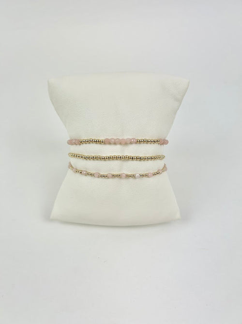 Enewton Gemstone Gold Pink Opal Bracelet Stack Bracelets in at Wrapsody