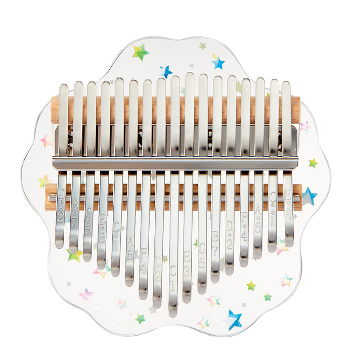 Engravable Acrylic Sakura Kalimba 17/21 Key | Custom Gift & Crystal Clear Tone Hluru