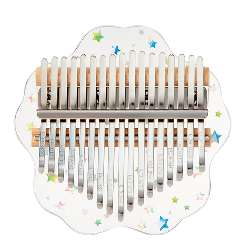 Engravable Acrylic Sakura Kalimba 17/21 Key | Custom Gift & Crystal Clear Tone Hluru