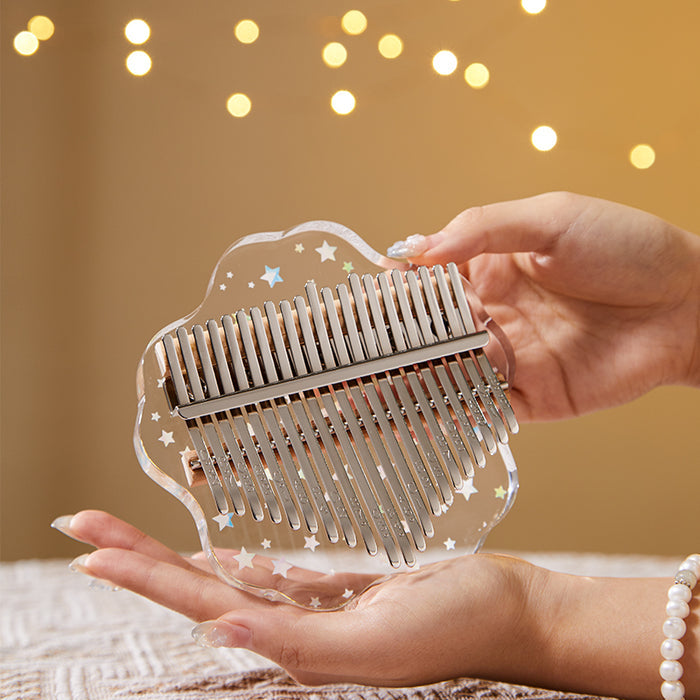Engravable Acrylic Sakura Kalimba 17/21 Key | Custom Gift & Crystal Clear Tone Hluru
