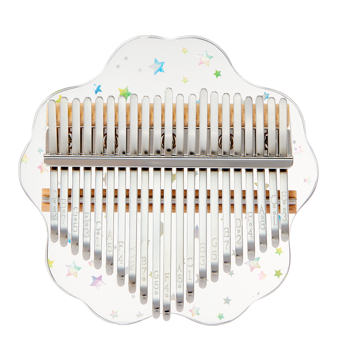 Engravable Acrylic Sakura Kalimba 17/21 Key | Custom Gift & Crystal Clear Tone Hluru