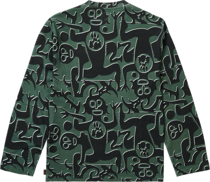 ENTITY WAFFLE LONGSLEEVE GREEN