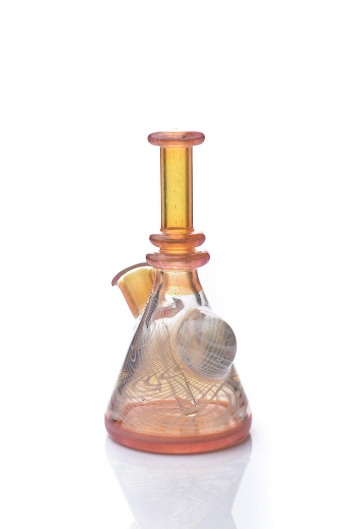 ET Glass Pink To Yellow Serum Rig - Smoke Spot Smoke Shop