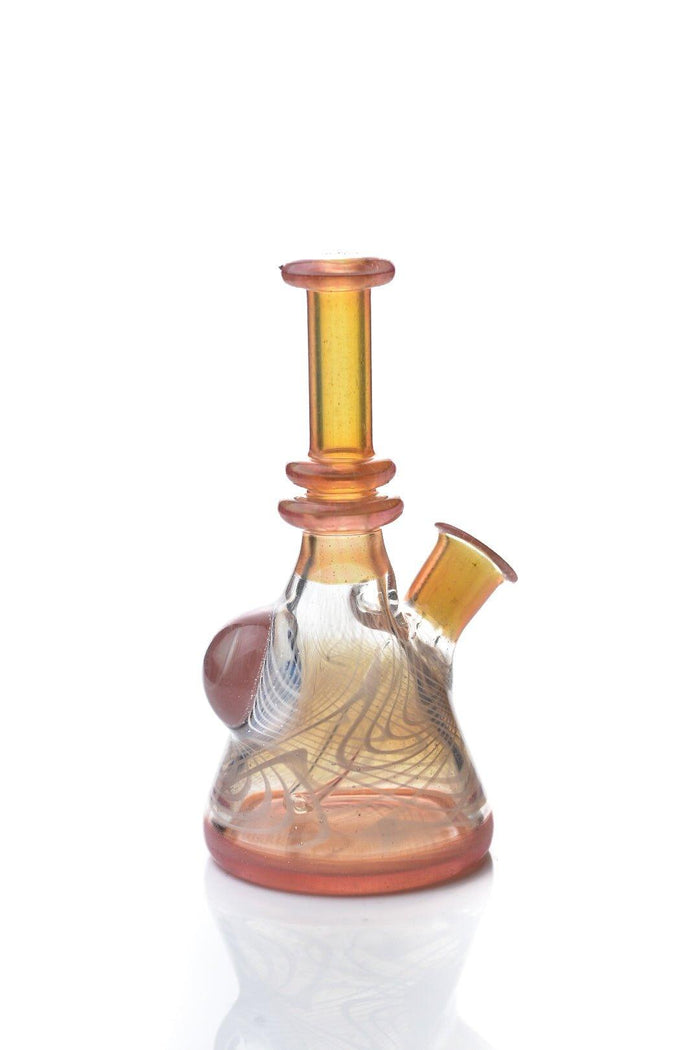 ET Glass Pink To Yellow Serum Rig - Smoke Spot Smoke Shop