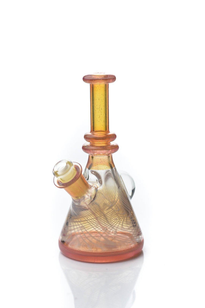 ET Glass Pink To Yellow Serum Rig - Smoke Spot Smoke Shop