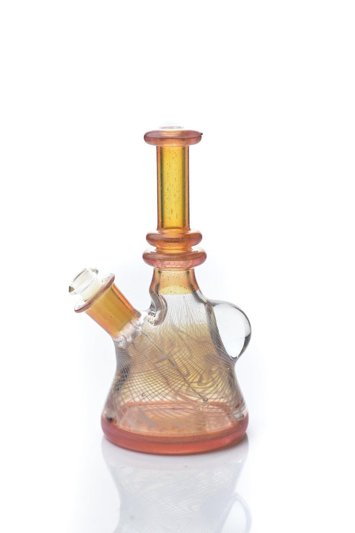 ET Glass Pink To Yellow Serum Rig - Smoke Spot Smoke Shop