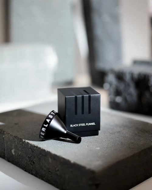 Everlasting Candle Black Steel Funnel Acorn Home + Apparel