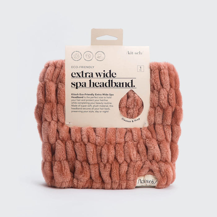 Extra Wide Spa Headband - Dusty Rose