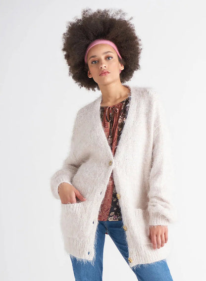 Eyelash Sweater Cardi Acorn Home + Apparel