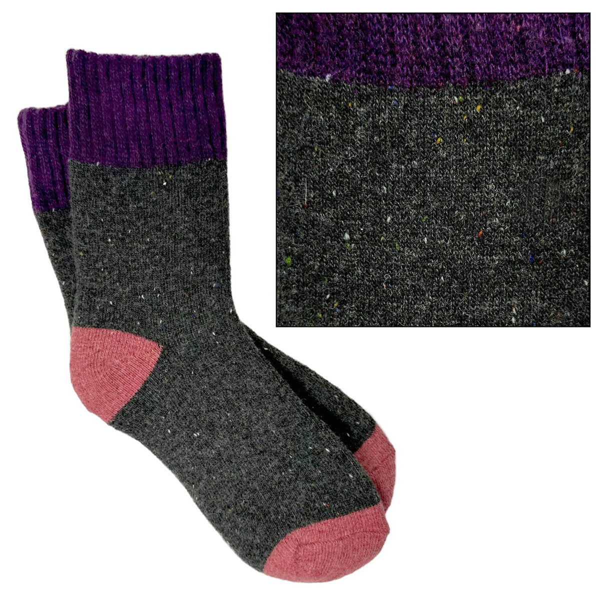 Camila Cozy Knit Colorblock Socks