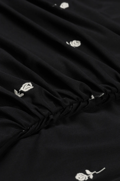 Close-up of Fabienne Chapot Ashley Dress Black/Cosy White by Fabienne Chapot. Shop Fabienne Chapot at Dotique.