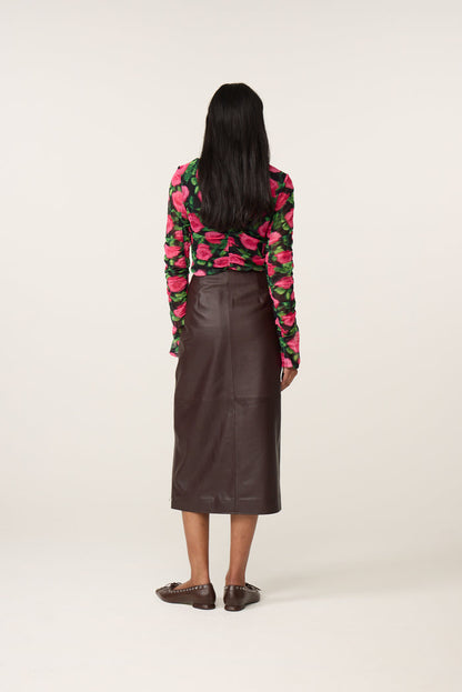Back view of Fabienne Chapot Karlis Top Fab Fuchsia/Black by Fabienne Chapot. Shop Fabienne Chapot at Dotique.