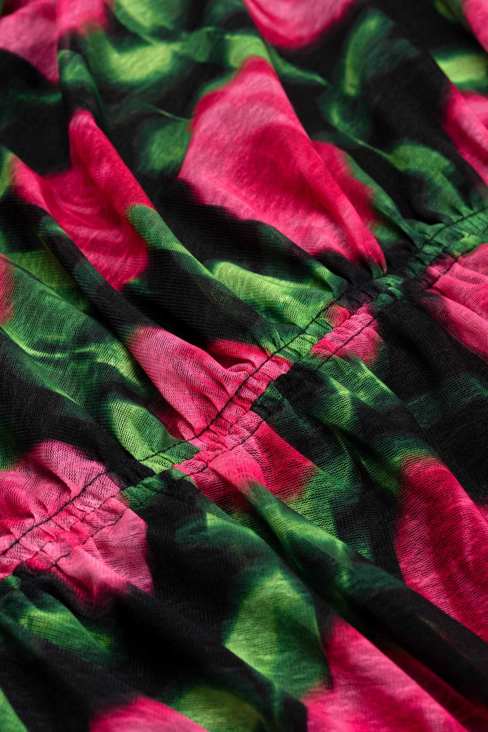 Close-up of Fabienne Chapot Karlis Top Fab Fuchsia/Black by Fabienne Chapot. Shop Fabienne Chapot at Dotique.