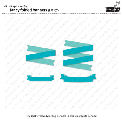 fancy folded banners