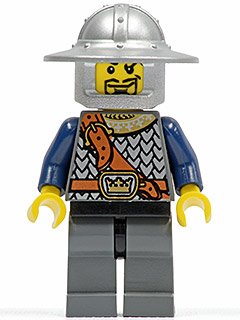 Fantasy Era - Crown Knight Scale Mail with Chest Strap, Helmet with Broad Brim