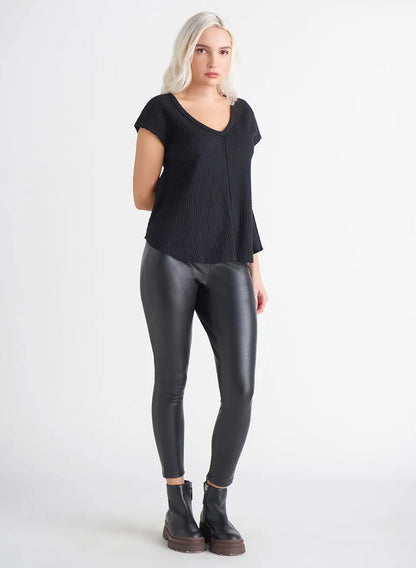 Faux Leather Legging Acorn Home + Apparel