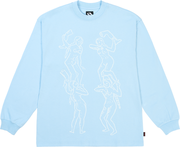 FEMALE LEG THROWING LONGSLEEVE DREAM BLUE