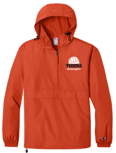 FHS GIRLS VOLLEYBALL CHAMPION PACKABLE 1/4 ZIP JACKET
