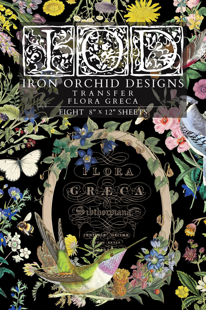 Flora Greca IOD Transfer 8x12 Pad™