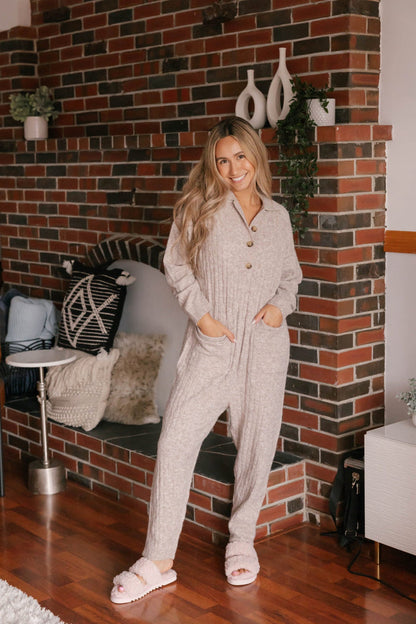Florence Cable Knit Jumpsuit