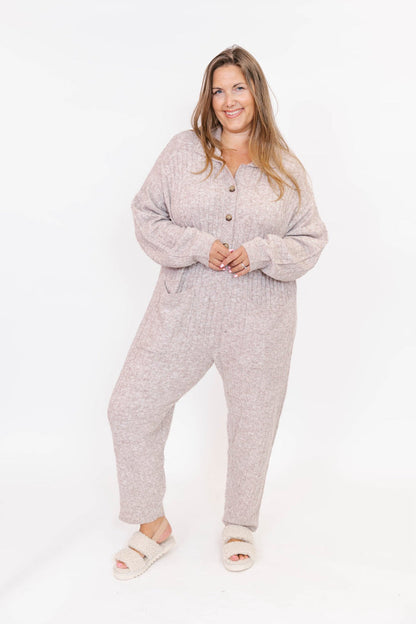 Florence Cable Knit Jumpsuit