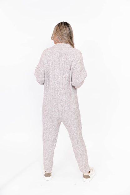 Florence Cable Knit Jumpsuit