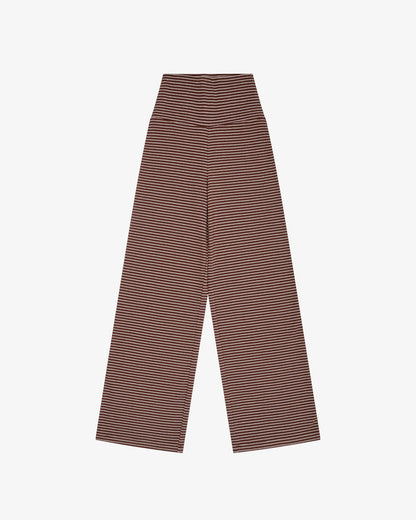 FOLDED PANT - Brown