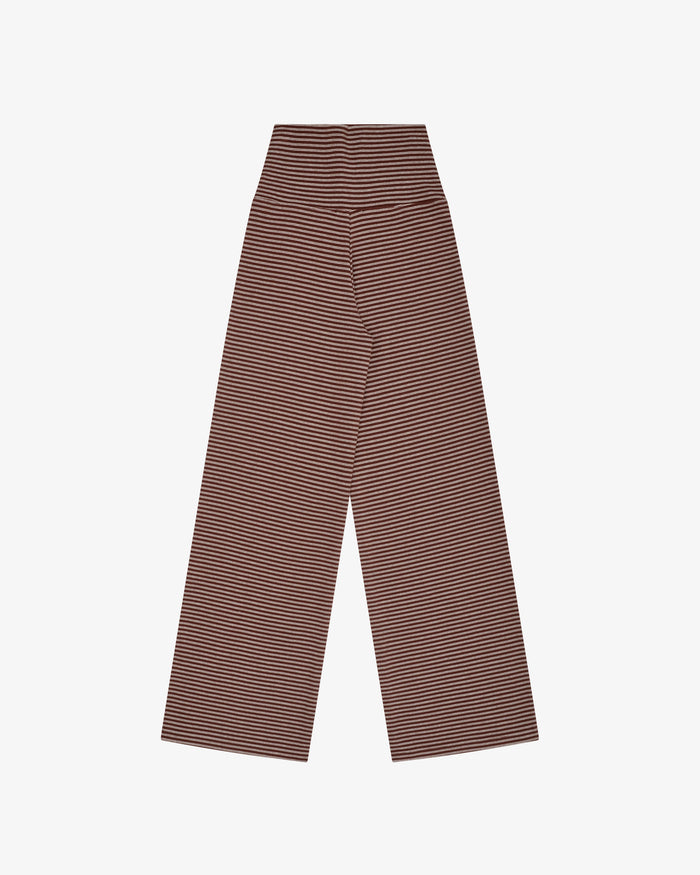 FOLDED PANT - Brown