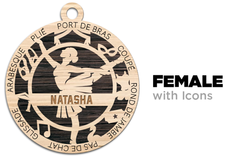 FTDT PERSONALIZED HOLIDAY ORNAMENT