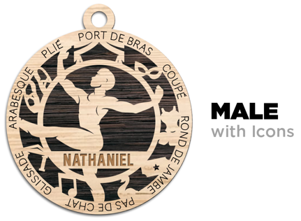 FTDT PERSONALIZED HOLIDAY ORNAMENT