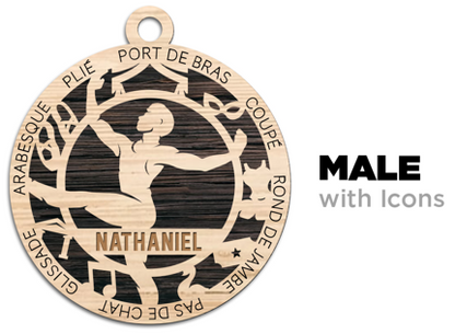 FTDT PERSONALIZED HOLIDAY ORNAMENT