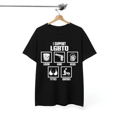 Funny "LGBTQ" Acronym Parody Shirt