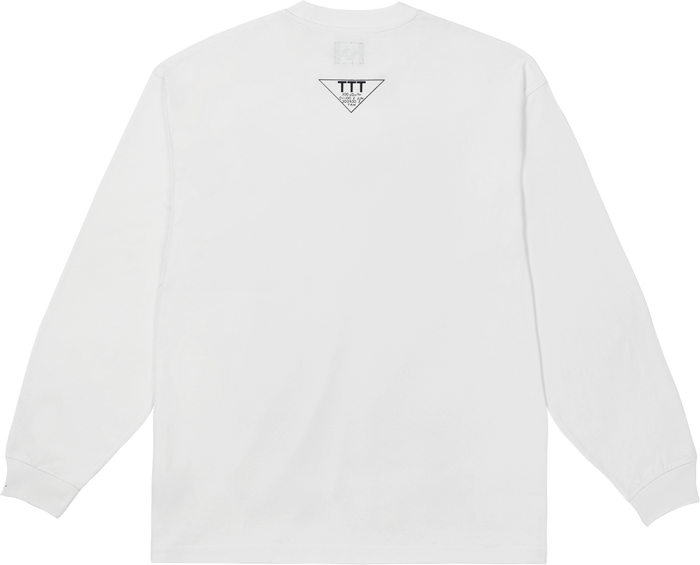 GAS MASK INSTRUCTION LONGSLEEVE WHITE
