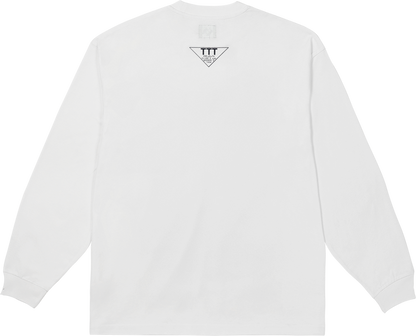 GAS MASK INSTRUCTION LONGSLEEVE WHITE