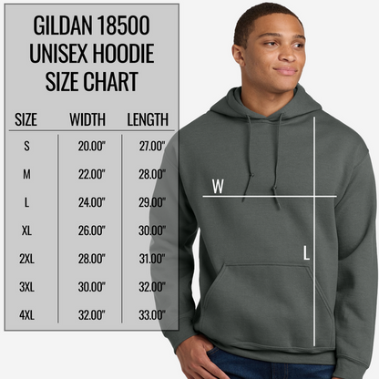 Gildan Basic Unisex Hoodie - Add Your Text, Design or Logo