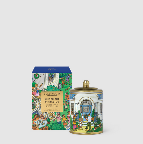 Glasshouse Candle 13.4oz Under The Mistletoe Candles in at Wrapsody
